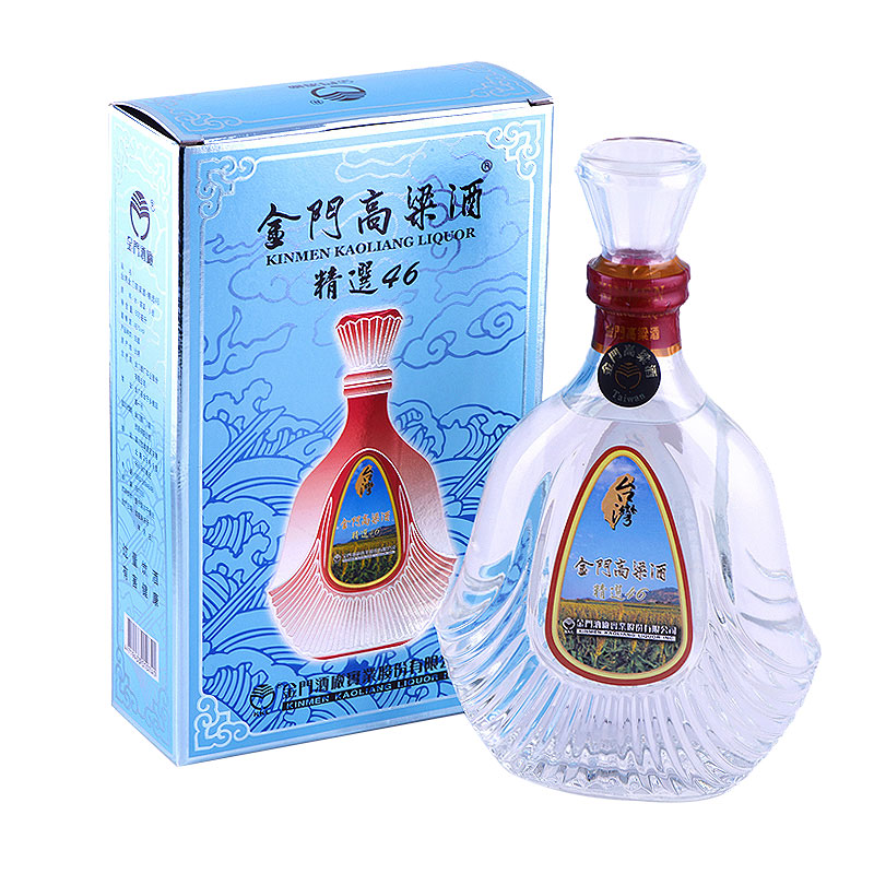 台湾金门高粱酒新品-精选款46度600ML 清香白酒纯粮食酒_三鸿校园供应链